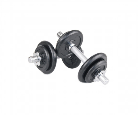 Set gantere reglabile Sportmann diplomat 2x10 kg, negru [1]