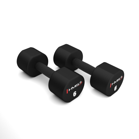 Bare - Discuri - Greutati - Set Gantere TPU HMS HPT06, 2x6 KG