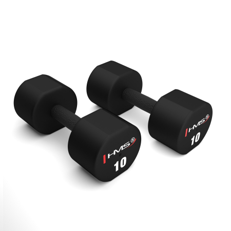 Bare - Discuri - Greutati - Set Gantere TPU HMS HPT10, 2x10 KG
