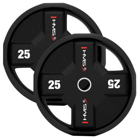 Set greutati olimpice HMS TPC 2 x 2.5 - 25 KG - 155KG [9]