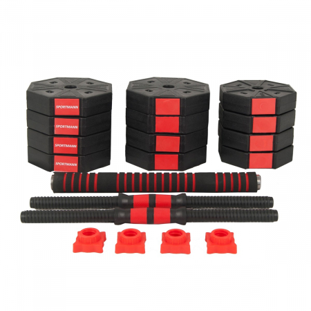 Set Haltera si Gantere ciment Sportmann SHG06 30 kg [2]