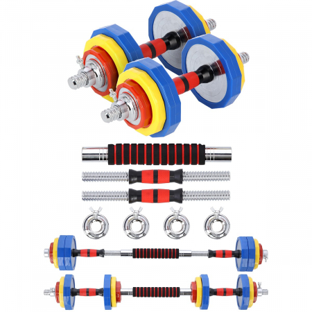 Bare - Discuri - Greutati - Set Haltera si Gantere HMS SKC20 de 20kg