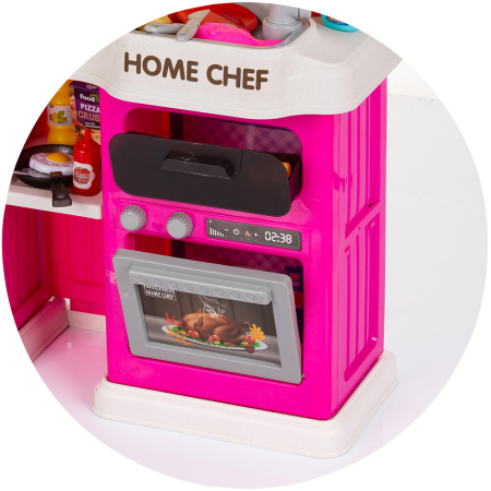 Set jucarie Chipolino Kitchen 83 cm cu sistem de curgere apa, lumini, sunete si 85 accesorii [9]