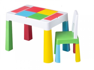 Masuta copii cu scaune - Set masuta cu scaun Tega Lego Multifun Multicolor