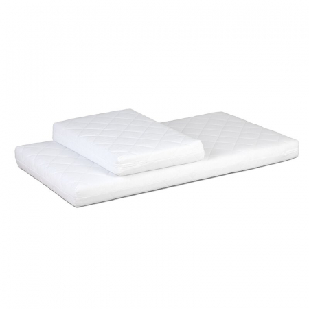 Saltele de la 140 x 70 cm - Set saltele pentru copii YappyGrow 190x70x11 cm (140x70x11 cm + 50x70x11 cm ) fibra de cocos si spuma
