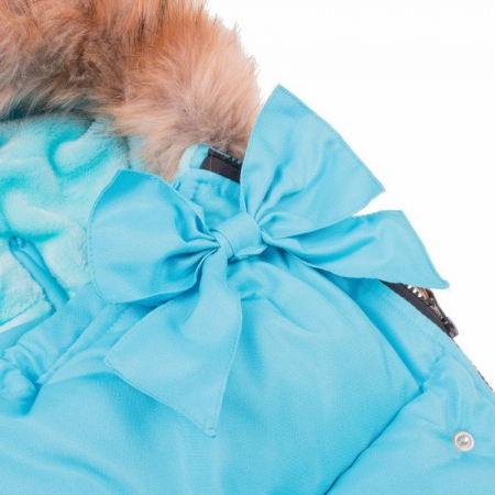 Springos - Sac iarna carucior cu blanita detasabila Mevis Delux All Blue [4]