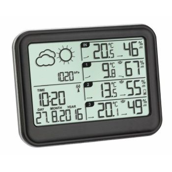 Termometre camera si baie - Statie meteo cu 3 transmitatoare wireless TFA 35.1142.01