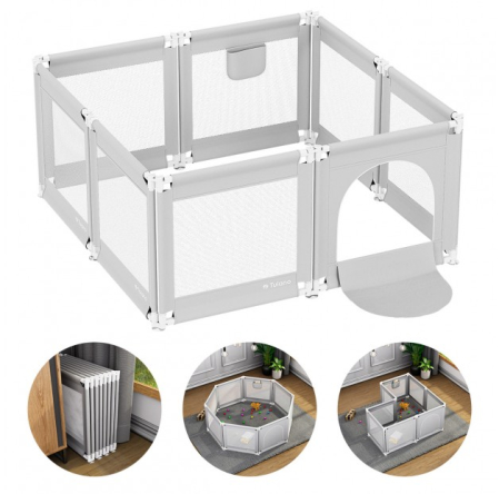 Tarc de joaca copii - Tarc de joaca bebelusi configurabil si ajutastabil 140 X 65 cm Cozy 51