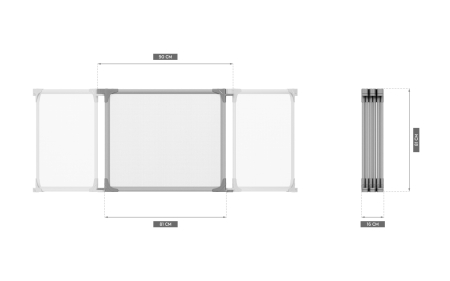 Tarc de joaca bebelusi hexagonal, pliabil si ajustabil Cozy 70 configurabil [1]