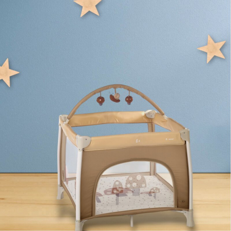 Tarc de joaca Jane Travel Fun cu arcada cu jucarii Geanta de transport 98x101x80 cm Sesame [1]