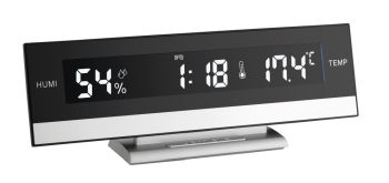 Termometre camera si baie - Termo-higrometru cu ceas si alarma iluminat TFA 60.2011