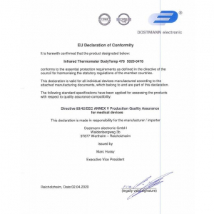 Termometru medical profesional fara contact BodyTemp TFA [6]