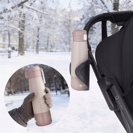 Termos inteligent cu incalzire, Lionelo, ThermUp Bottle, Incalzeste in 3.5 min, Mentine temperatura pana la 20 h, Constructie vidata cu 5 straturi, Capacitate 350 ml, USB-C, 5 setari de temperatura: 3 [13]