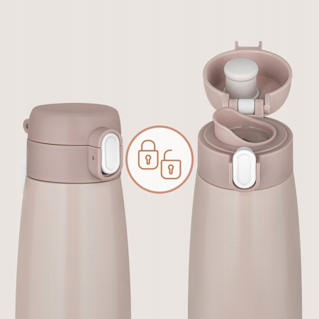 Termos inteligent cu incalzire, Lionelo, ThermUp Bottle, Incalzeste in 3.5 min, Mentine temperatura pana la 20 h, Constructie vidata cu 5 straturi, Capacitate 350 ml, USB-C, 5 setari de temperatura: 3 [11]