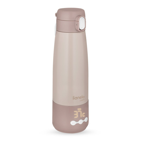 Termos inteligent cu incalzire, Lionelo, ThermUp Bottle, Incalzeste in 3.5 min, Mentine temperatura pana la 20 h, Constructie vidata cu 5 straturi, Capacitate 350 ml, USB-C, 5 setari de temperatura: 3 [4]