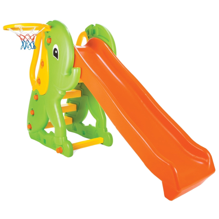 Centre de joaca exterior - Tobogan Pilsan Elephant Slide orange green