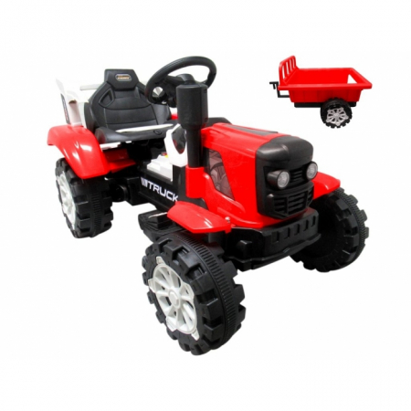 Tractor electric pentru copii C2 R-Sport - Rosu [2]