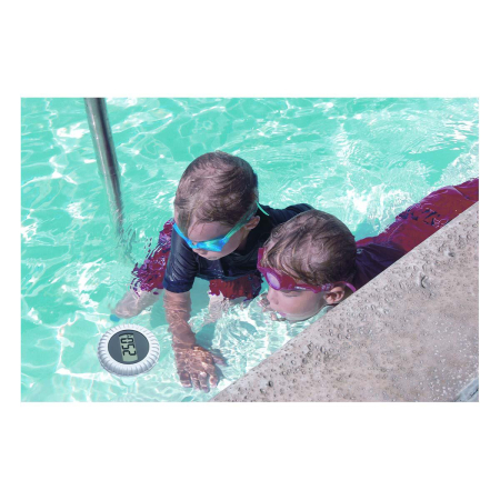 Transmitator wireless pentru temperatura si umiditate, cu senzor extern pentru temperatura apei din piscina, WEATHERHUB TFA 30.3310.02 [3]