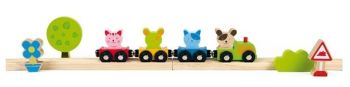 Trenuleti din lemn cu 30 de piese - House of Toys [1]