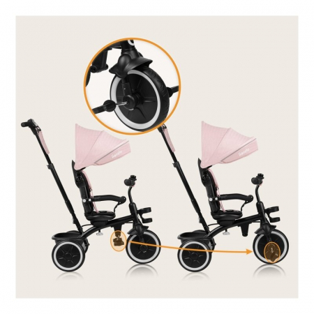 Tricicleta copii Lionelo Berry 2 in 1 360 grade [30]