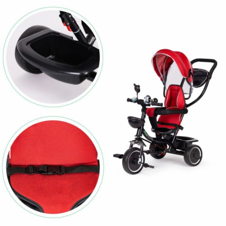 Tricicleta cu sezut rotativ Ecotoys JM-066-9 [5]