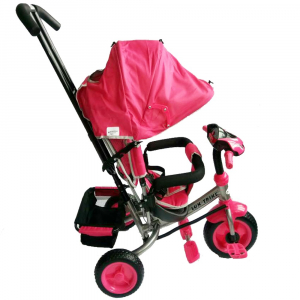 Triciclete copii si adulti - Tricicleta multifunctionala cu sunete si lumini Lux Trike - Baby Mix