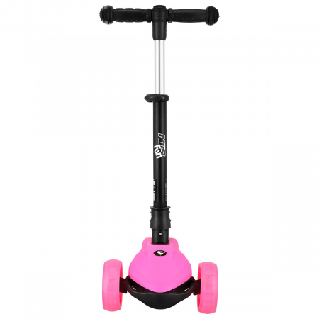 Trotineta 2in1 Nils Fun HLB12 2in1, 120 mm, Roz [4]