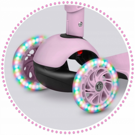 Trotineta 3 in 1 cu roti cu LED Ricokids Cubi [5]