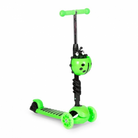 Trotineta 5 in 1 cu sezut si 3 roti cu LED Ecotoys YM-SW-6 [5]