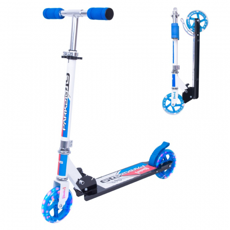Trotinete copii si adulti - Trotineta cu roti iluminate WORKER Cirky 145mm-albastra