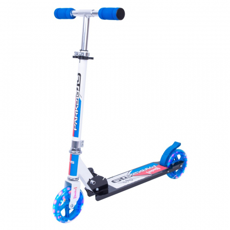 Trotineta cu roti iluminate WORKER Cirky 145mm-albastra [1]