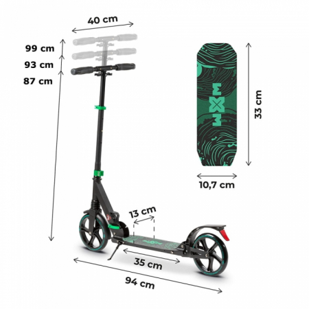 Trotineta pliabila de oras WXM RSN-B01 - Green [11]