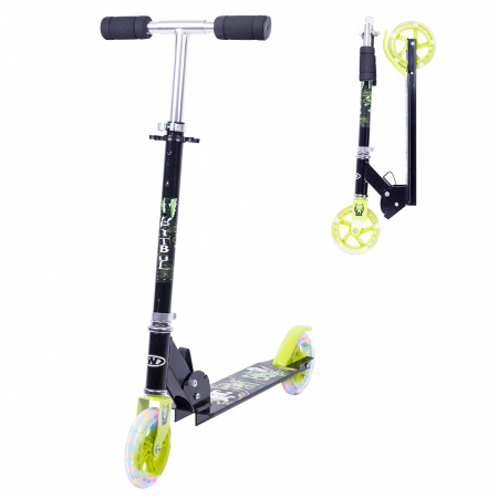 Trotinete copii si adulti - Trotineta Worker PitBul Pro Led 145 mm-cu roti iluminate
