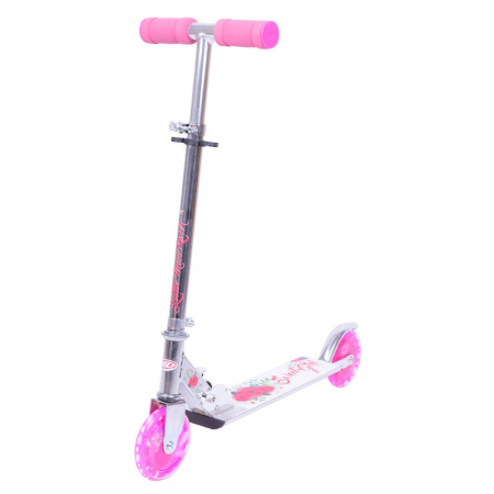 Trotinete copii si adulti - Trotineta WORKER Racer Sweet Girl 125 mm - Roti Iluminate