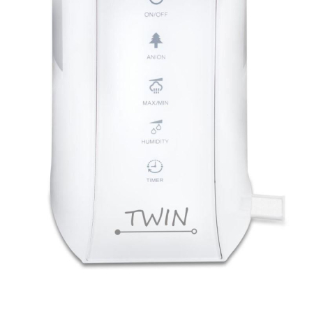 Umidificator cu ionizare si difuzor arome TWIN alb, Airbi BI3222 [4]
