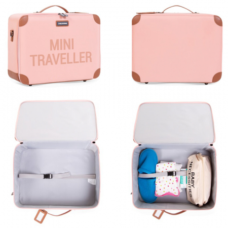 Valiza pentru copii Childhome Mini Traveller Roz [1]