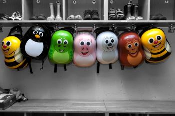 Valiza tip trolley si ghiozdan P-Rex the Dinosaur - Cuties and Pals [7]