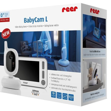 Interfoane bebelusi - Video monitor digital pentru bebelusi Reer BabyCam L 80430