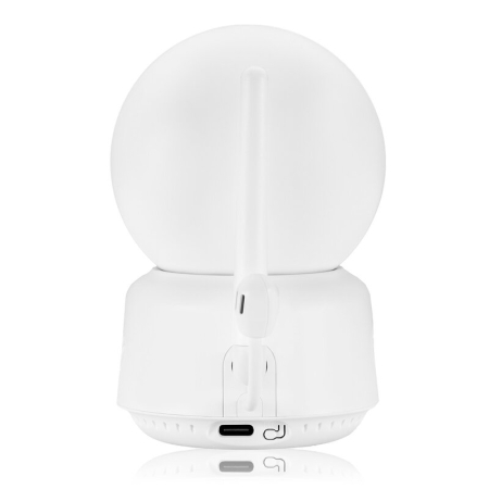 Video monitor, Lionelo, Babyline 9.1, Conexiune prin aplicatia Lionelo Smart, Pana la 8h de functionare, Comunicare bidirectionala, cu senzor de miscare si sunete, Alb [6]