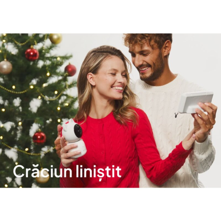 Video monitor, Lionelo, Babyline 9.2. AI, 5 inch, Camera Full HD, Zoom digital 4x, Aplicatie, Tehnologia AI cu detectare a miscarii, Recunoasterea motivului plansului, Melodii, Zgomote albe, Mod noctu [33]