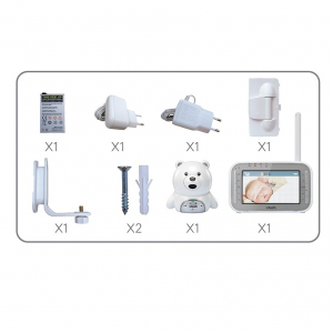 Videointerfon digital bidirectional 4,3 inch BM4200, include melodii si termometru - Vtech [8]