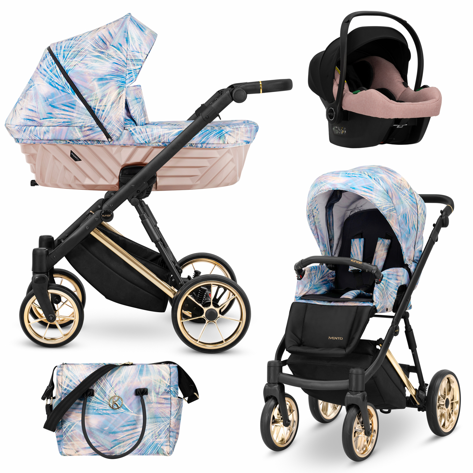 Carucior 3in1 Ivento Premium Kunert 3