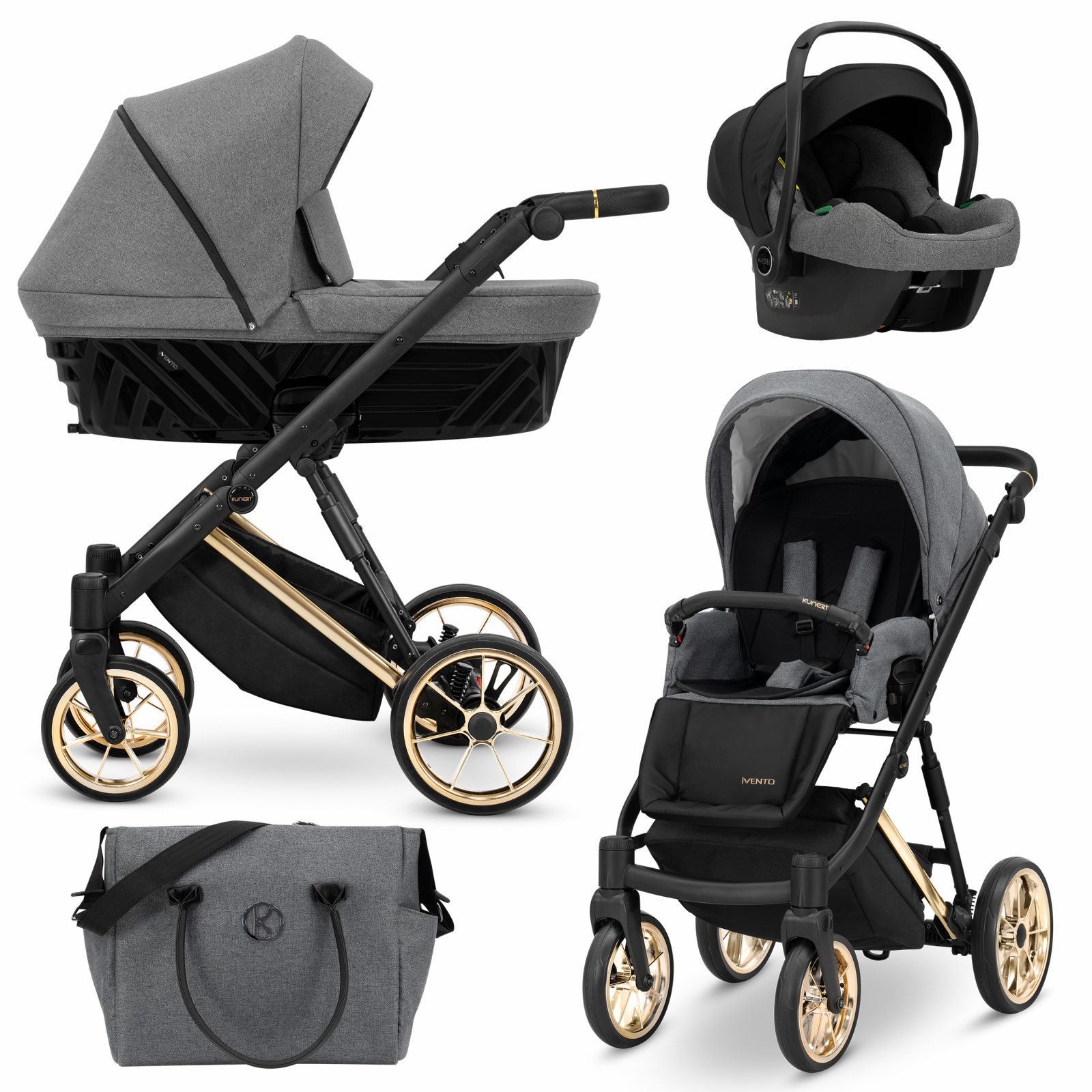 Carucior 3in1 Ivento Premium Kunert 9