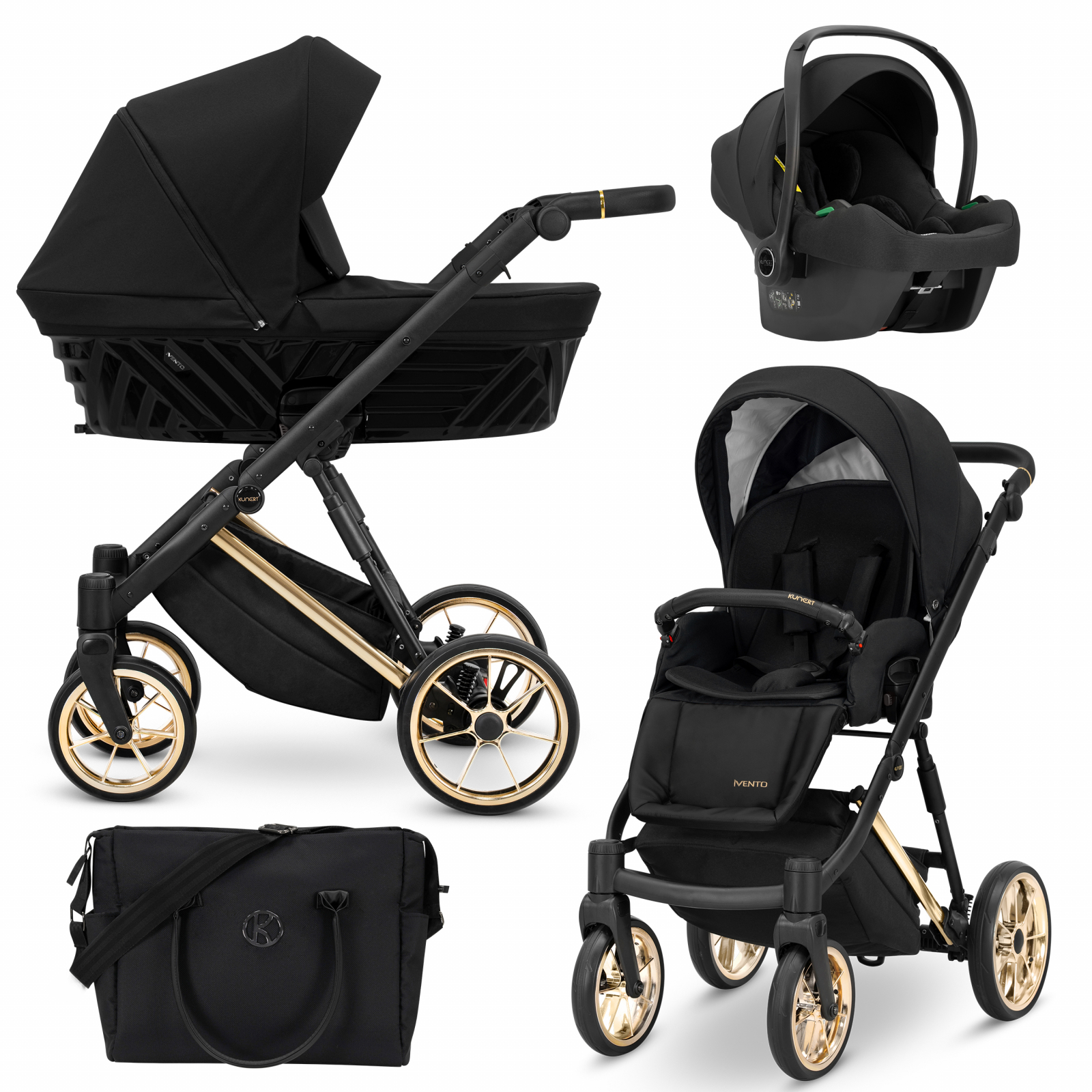 Carucior 3in1 Ivento Premium Kunert 12