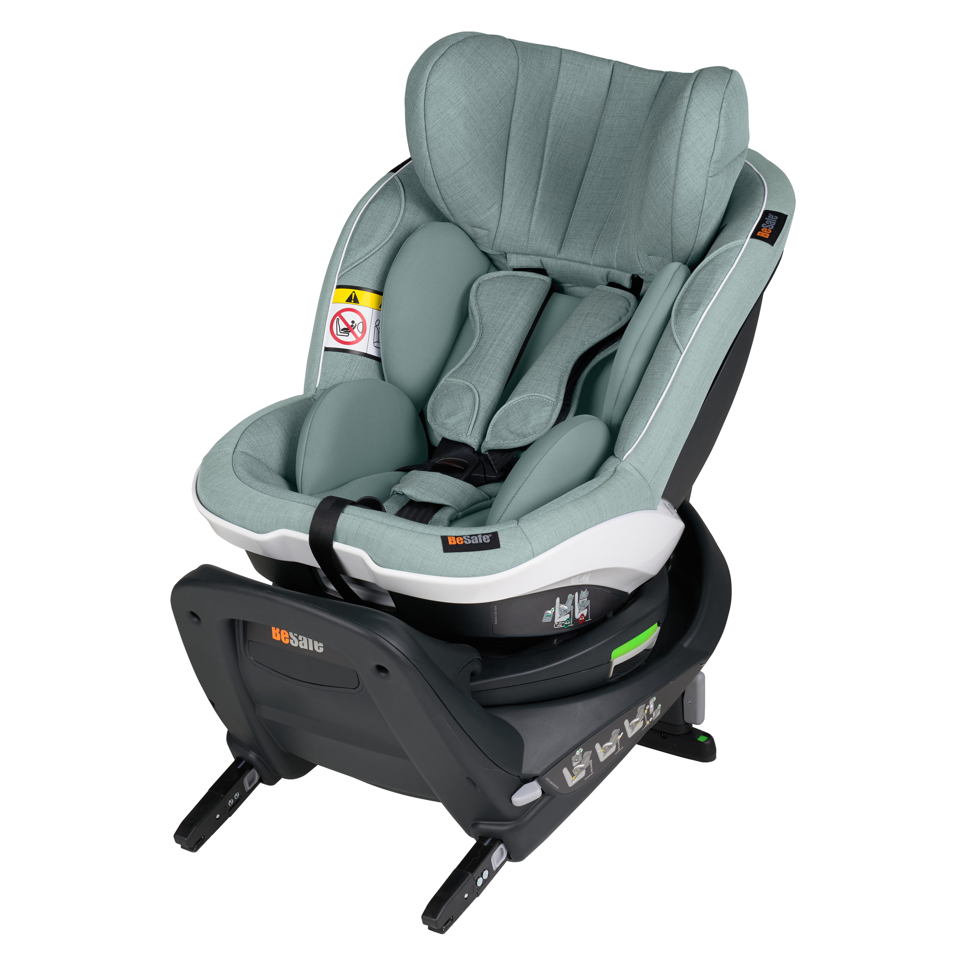 Scaun auto rotativ iZi Twist i-Size - Sea Green Mélange [3]
