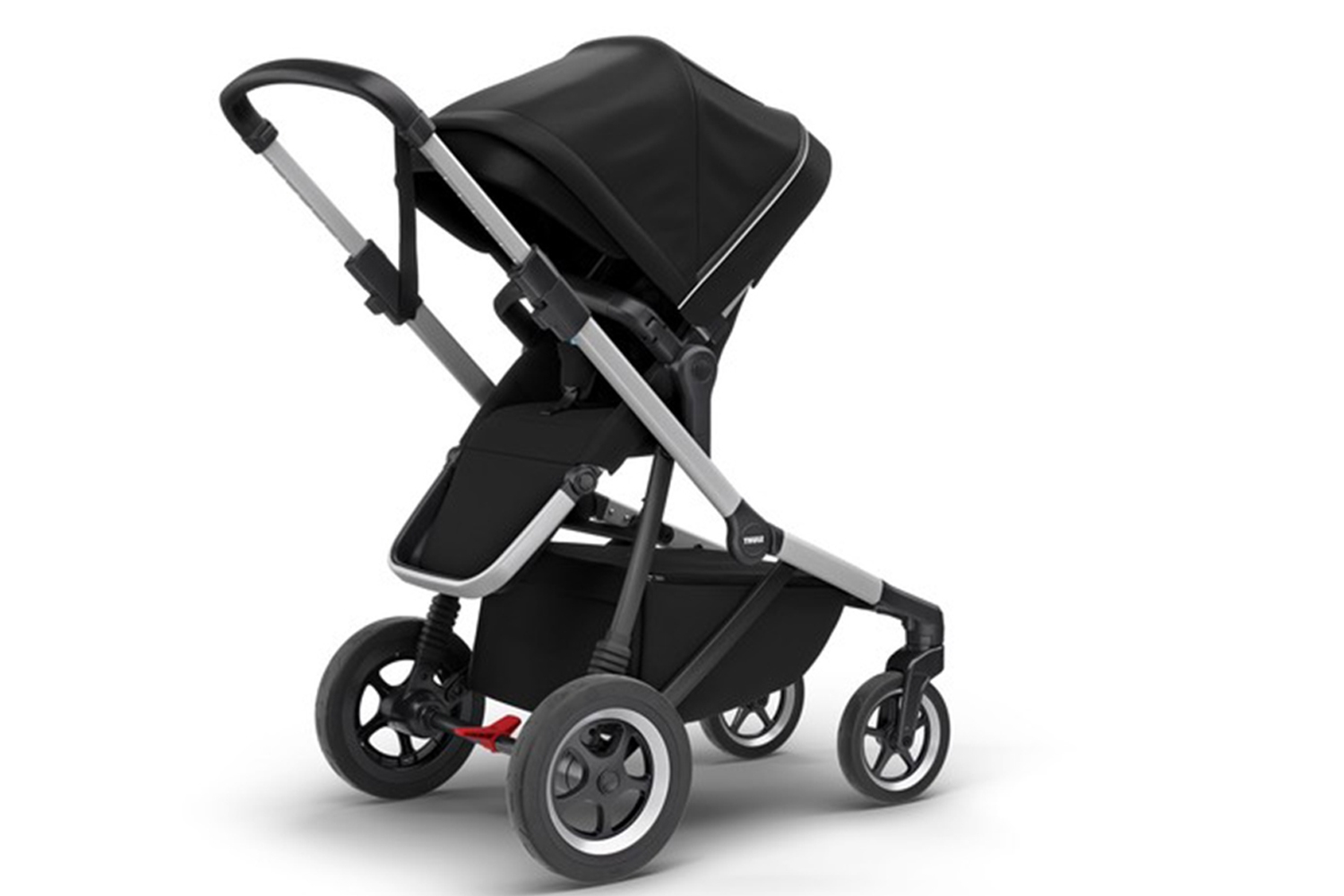 Carucior Thule SLEEK Cadru Gri si Copertina Grey Melange [3]