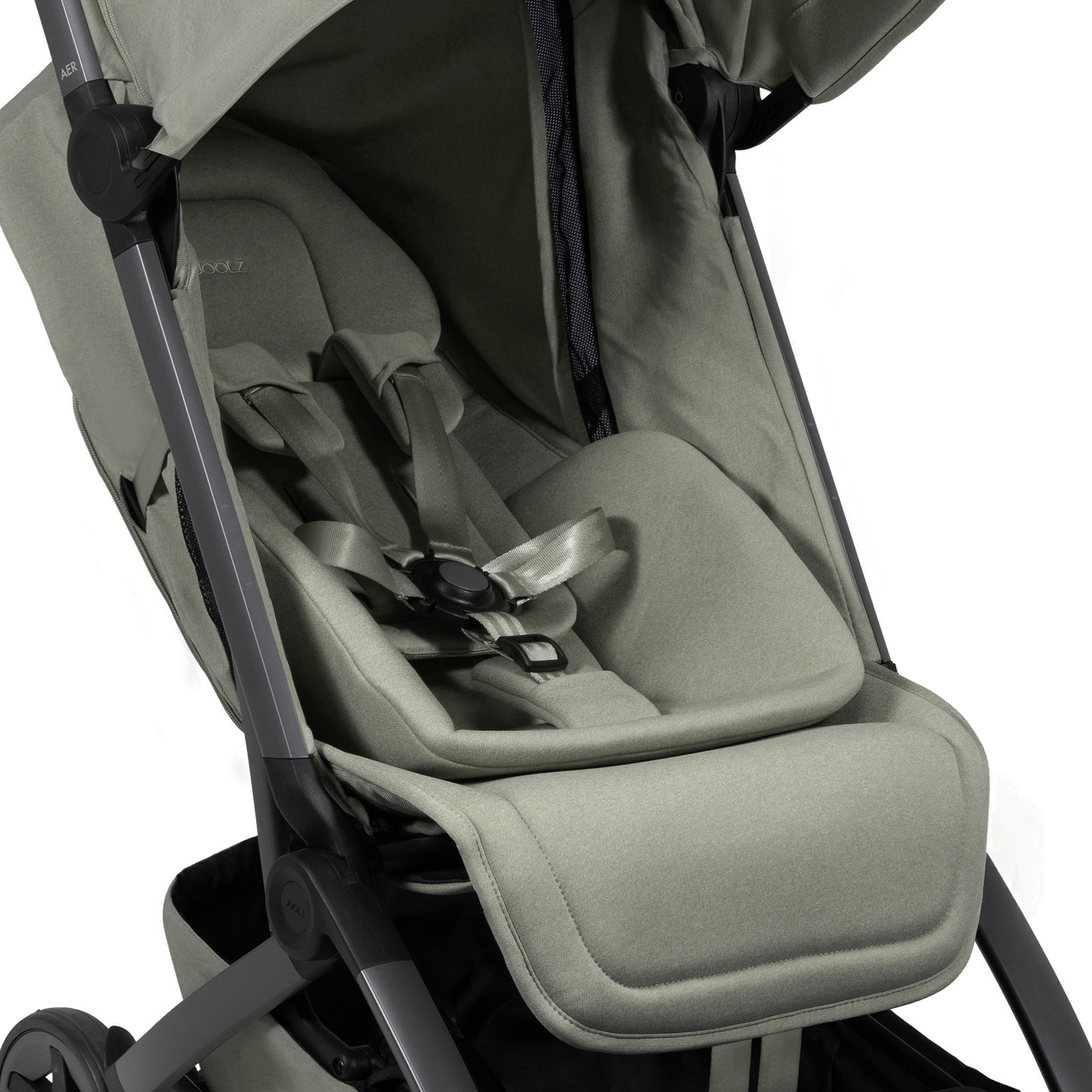 Diverse - Insert ergonomic pentru nou-născut – potrivit pentru Joolz Aer+, Aer2 și Day5 - forest green