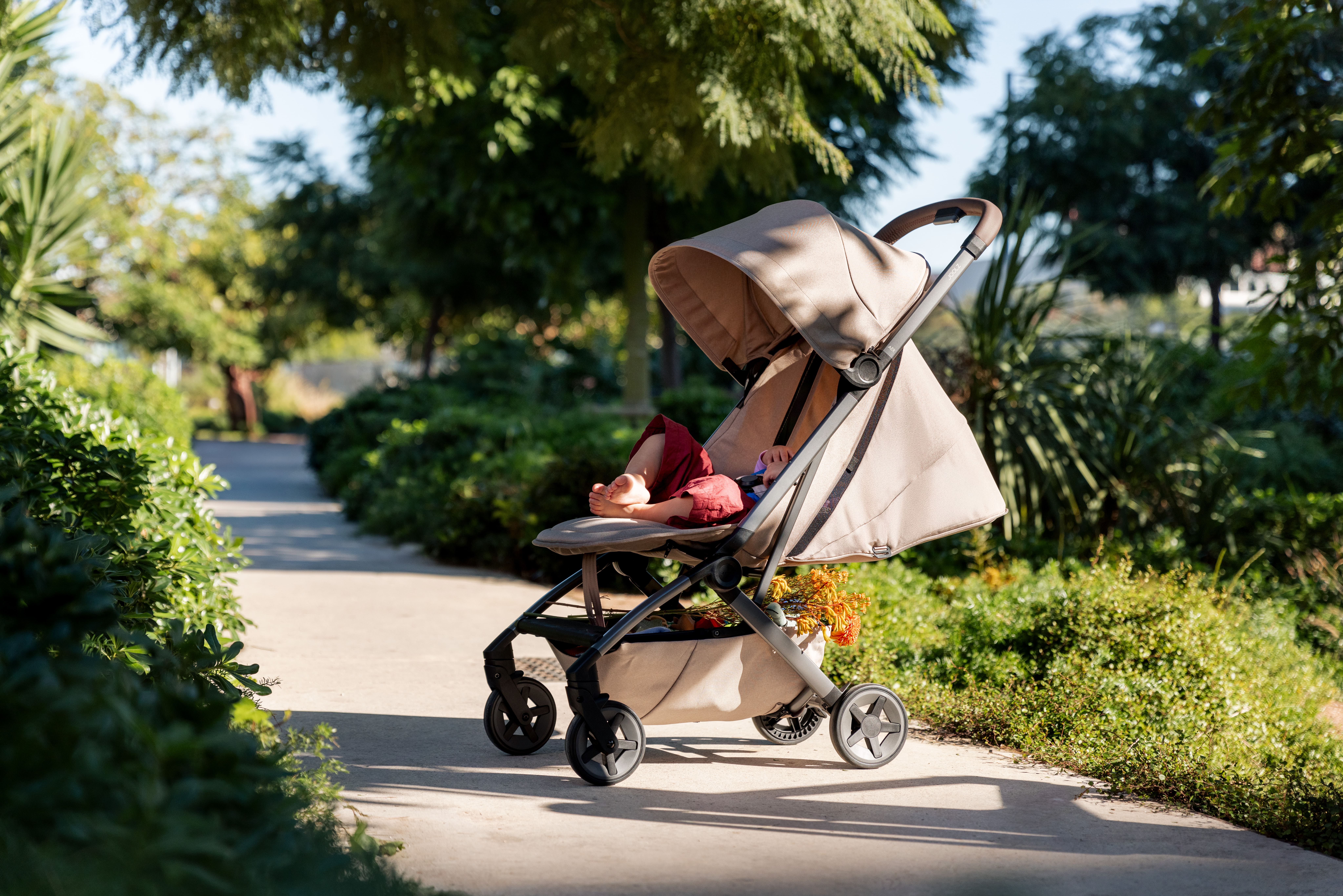 Pachet cărucior pentru copii Joolz, Aer2  Sage green + marsupiu pentru toddler, Wildride [11]