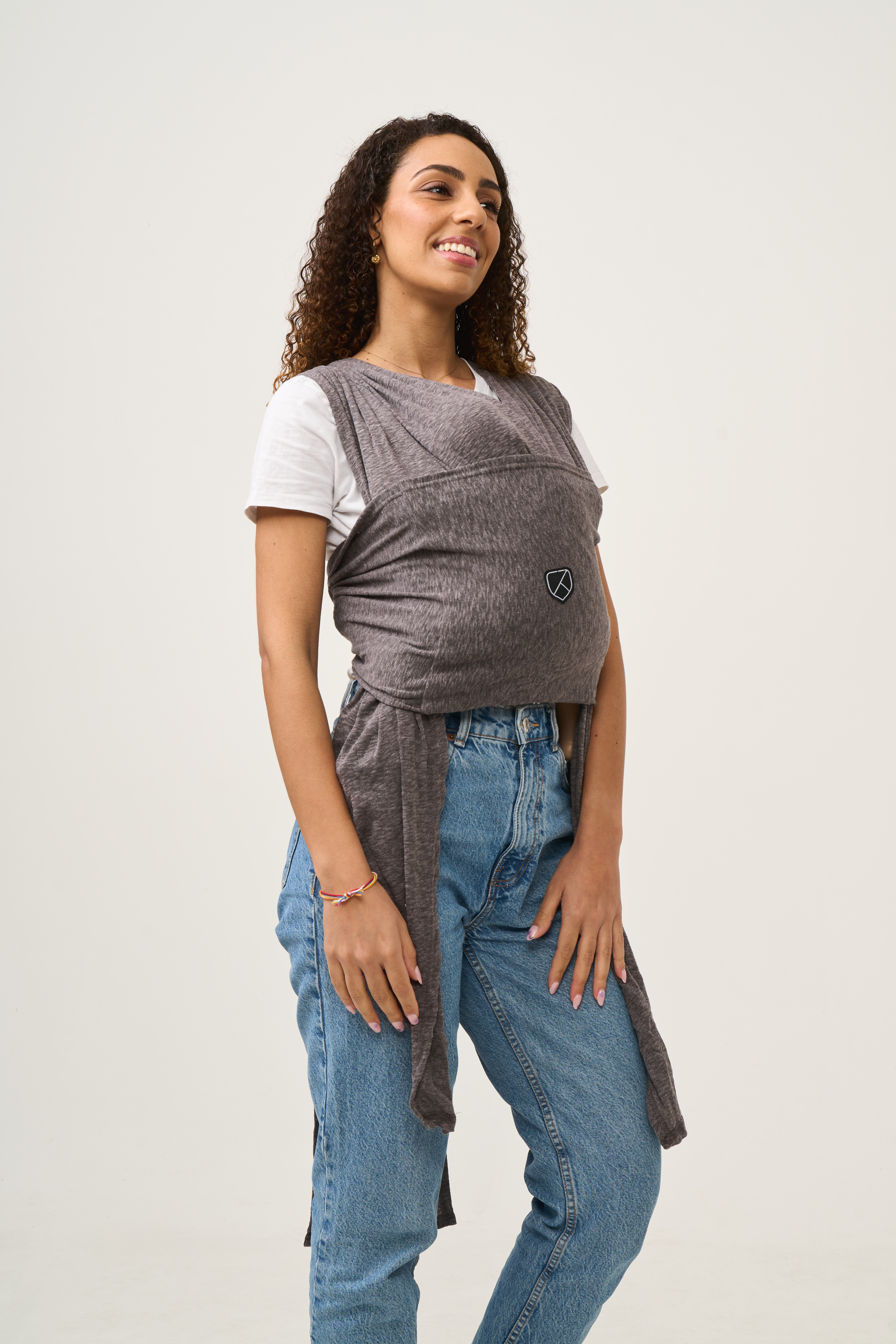 Marsupiu ergonomic pentru bebeluși, Koala Cuddle Band 1, Antracit [2]