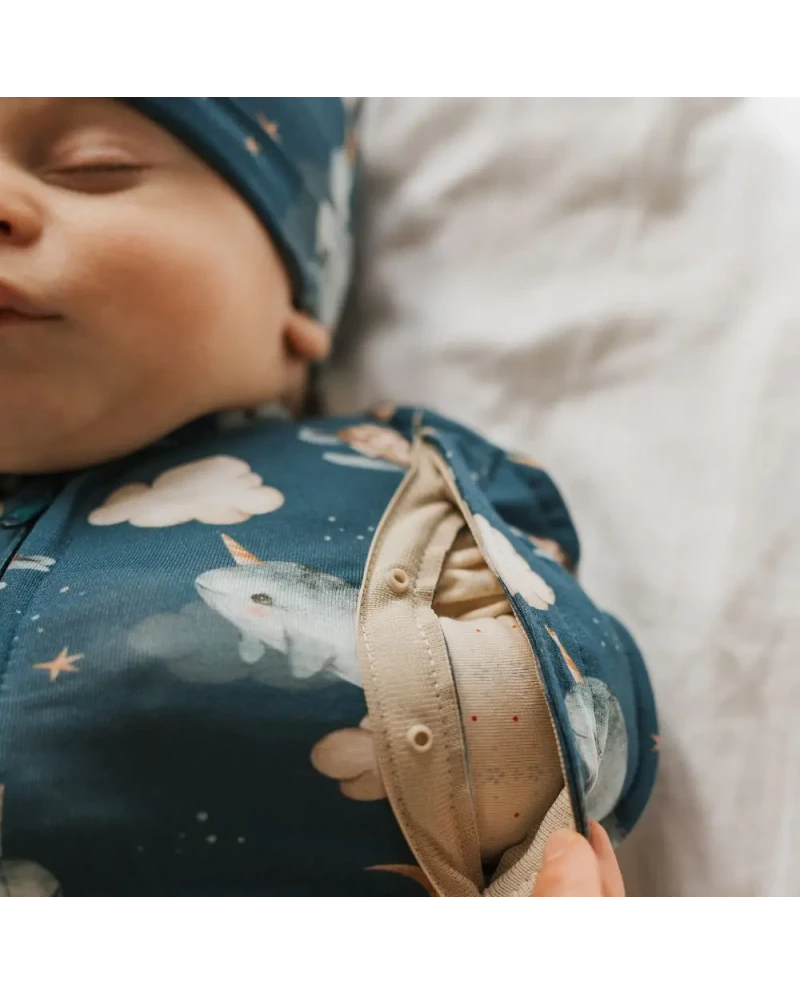 Sac de dormit Big Hug Baby Swaddle - Balene [3]